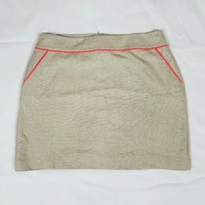 Ann Taylor Linen Skirt 12P NWT